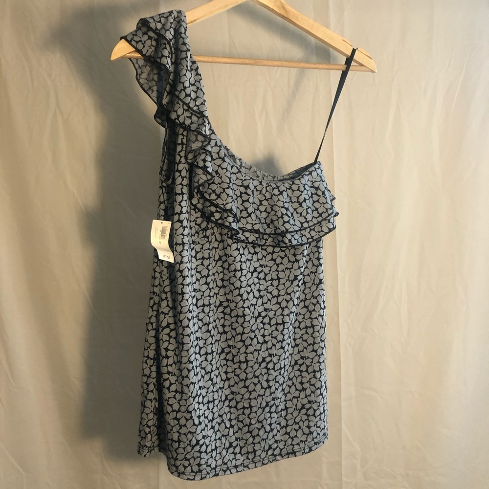 NWT Old Navy one shoulder ruffle tank